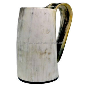 Handcrafted Buffalo Horn <b>Mug</b> Natural Polished Surface Durable Stylish Rustic Tableware for Home Kitchen Dining - Product Image 6