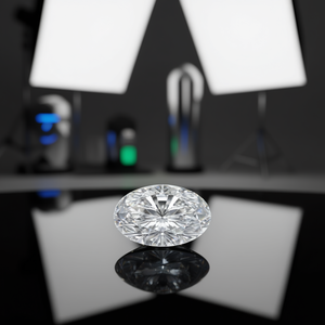 Diamant non monté certifié IGI 5.03 ovale VVS2, diamant cultivé neuf - Product Image 3