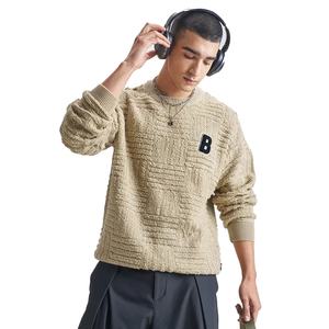 Suéter de mohair de alta calidad, transpirable, con logotipo bordado, cuello redondo, para hombre, grueso, ecológico. - Product Image 1