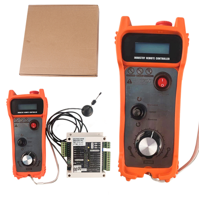 F21-2S-b3ce 6-Channel 2 Transmitter 1 Receiver IP66 Waterproof Wireless Remote Control 100m Range for Industrial Overhead Crane