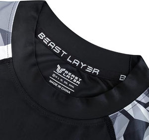 Camiseta de Manga Larga para Artes Marciales Mixtas (MMA) de Secado Rápido, Ecológica, de Spandex/Poliéster, de Alta Calidad, con Diseño Personalizado, Más Vendida, en Oferta Online - Product Image 6