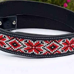 Custom Made Western <b>Beaded</b> Belt Other Belt Material Other Buckle Material No Buckle Party Style Manufactured - Product Image 1