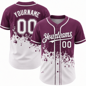 Camiseta de Béisbol para Hombre de Alta Calidad, 100% Poliéster, Ecológica, Impermeable, de Secado Rápido, Transpirable, Cuello en V, Manga Corta - Product Image 1