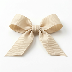 ริบบิ้นโกรเกรนสีครีมขนาด 10 มม. จากนีลคามัล อินดัสทรีส์ ผ้าทอลายทึบ สำหรับงานเย็บปักถักร้อย ห่อของขวัญ และบรรจุภัณฑ์ - Product Image 5