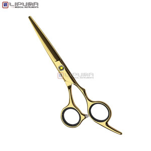 Ciseaux professionnels pour barbier à lame droite, design ergonomique, lames ultra-affûtées en acier inoxydable pour la coiffure - Product Image 3