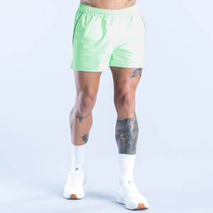 Shorts de sport légers pour hommes, respirants, avec ceinture élastiquée et poches latérales, shorts pour hommes, logo personnalisé OEM - Product Image 3
