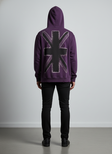 Sudadera con Capucha Extra Grande Personalizada, de Algodón Grueso de 400 g/m², Lavado Ácido, Estilo Vintage, Desgastada, para Hombre, Ropa Urbana, OEM - Product Image 2