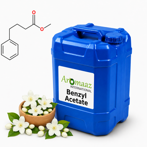 Aromaaz International, Acetato de Bencilo 99.5% Puro, Fragancia Floral Sintética Líquida, Aroma Industrial, CAS 140-11-4, FEMA 2237 - Product Image 1