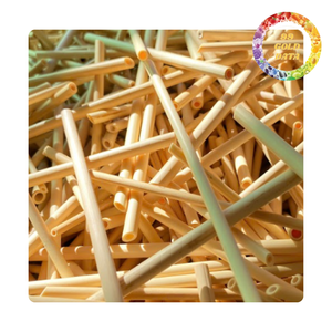 Pajitas de Bambú Ecológicas Reutilizables al por Mayor para Bebidas y Catering - Product Image 1