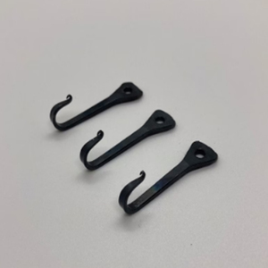 Cast Iron <b>Small</b> Single Hook hand forged wall hook - Product Image 4