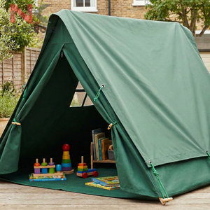 Housse de tente de jeu pour enfants, imperméable, résistante aux UV, housse en tissu pour tente de jeu pour enfants, anti-poussière, coupe-vent, utilisation intérieure et extérieure - Product Image 4