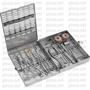 Meilleur fournisseur Pissco pour Pack vétérinaire, ensemble chirurgical 20 en acier inoxydable, emballage personnalisé fabriqué par Pissco Pakistan - Product Image 1