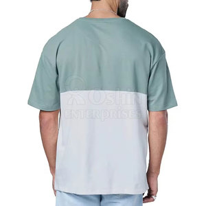 เสื้อยืดโอเวอร์ไซส์ผู้ชายคุณภาพดี แขนสั้น ทรงเข้ารูป รุ่นใหม่ล่าสุด สีสันตามสั่ง - Product Image 2