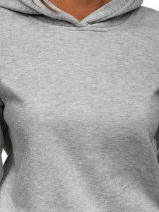 Women <b>Crop</b> <b>Top</b> Hoodie Heavyweight Casual Women's Hoodies & Sweatshirts Pullover Cropped Oversize Hoodie - Product Image 6