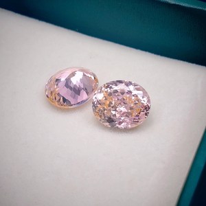 Pierre précieuse ronde en morganite naturelle rose, zircon cubique étincelant, certifiée IGI pour la fabrication de bijoux - Product Image 6