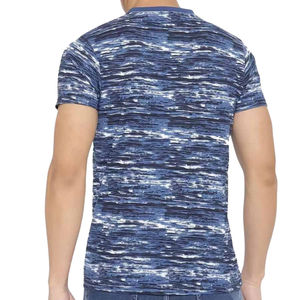 Camiseta Sublimada con Logotipo Personalizado para Hombre, Ligera, 100% Algodón, Color Sólido, Corte Holgado, Estilo Casual, Tela de 220 Gramos - Product Image 6