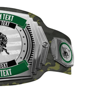Ceinture de champion de Fantasy Football avec texte personnalisé et design camouflage – Ceinture haut de gamme pour les gagnants de FFL, les tournois et les événements - Product Image 3