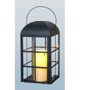 Unique Selling Matt <b>Black</b> Finished Metal Candle Metal & Glass <b>Lantern</b> With Best Price for Christmas & Wedding Customized - Product Image 1