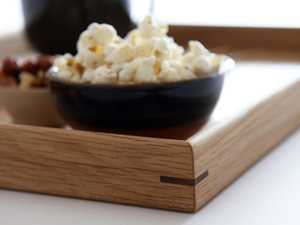 Bandeja de madera para frutas y pan, para servicio en el hogar o cafetería, y cómoda bandeja de madera con un elegante diseño para té y café. - Product Image 5