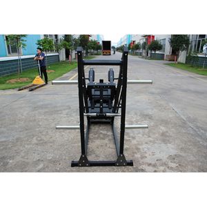Gamba regolabile professionale pressa Hack Squat Machine Home Gym sistema lineare cuscinetto per tutta la parte inferiore del corpo di allenamento di stoccaggio del peso - Product Image 3