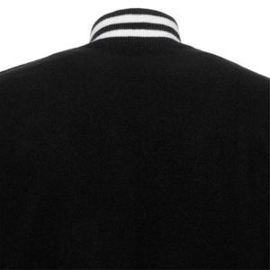 High Quality Unisex Wool Stand Collar Varsity Jacket with Cartoon Print-Stylish Durable Streetwear for Casual and <b>Athletic</b> Use - Product Image 2