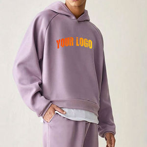 Sudadera con Capucha Extra Grande para Hombre, 100% Poliéster, Felpa Francesa, Ecológica, Impermeable, con Logotipo Estampado en la Parte Delantera, Corte Regular, Ropa de Invierno - Product Image 1