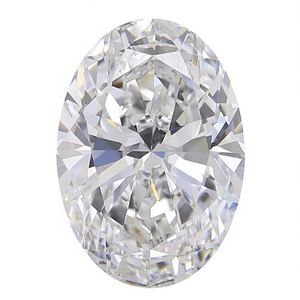 Diamant en vrac certifié IGI 5.02 ovale VS1, diamant cultivé, couleur E, percé au laser - Product Image 2