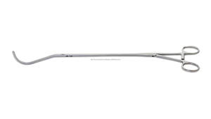 วัตส์ ฮาร์เคน # คลิปหนีบสแตนเลส 95 มม. แบบโค้ง 1x2 DeBakey แบบไม่ก่อแรงกด ขากรรไกรแบบ Atraumatic แกนเรียวขนาด 5-7 มม. ความยาวใช้งาน 10 นิ้ว (25 ซม.) พร้อมตัวล็อค - Product Image 3