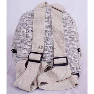 Mochilas de Cáñamo de Nuevo Diseño, Mochilas Sostenibles, Nueva Llegada, de Yute con Material de Algodón, Unisex, Multiusos, Mochilas de Viaje - Product Image 3