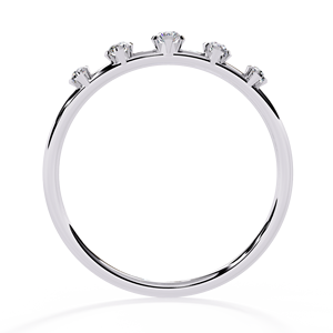 Original Natural <b>Diamond</b> <b>Ring</b> 18K Solid Gold Round <b>Diamond</b> Minimalist Wedding Band Stackable <b>Ring</b> for Women Wholesale Supply - Product Image 5