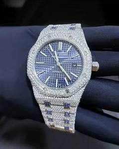 นาฬิกาข้อมือกลไกอัตโนมัติ VVS Moissanite นาฬิกาแฟชั่นสุดหรูสไตล์ฮิปฮอป - Product Image 2