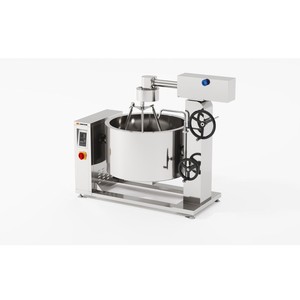 Olla de vapor con caldera giratoria por inducción Amicook 380V/440V, modelo de alto rendimiento, ahorro de energía, fácil limpieza, utensilio de cocina motorizado - Product Image 5