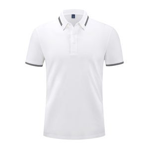 เสื้อโปโลผ้าฝ้าย 240GSM สกรีนโลโก้ตามสั่ง เสื้อกอล์ฟคอปกสำหรับผู้ชาย - Product Image 1