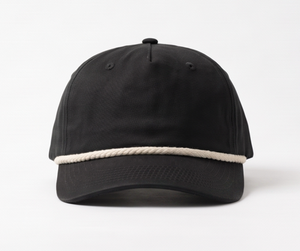Gorra Casual Negra con Cuerdas y Ajuste Regulable – Sombrero Ligero Unisex para Deportes, Viajes y Uso Diario - Product Image 1
