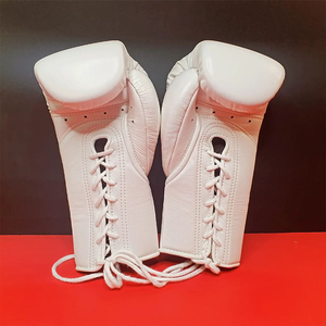 Gants de boxe MMA en cuir de vachette véritable de qualité supérieure, pour entraînement et sparring, extensibles, antidérapants, avec sangle de poignet réglable CP-BG-237 - Product Image 5