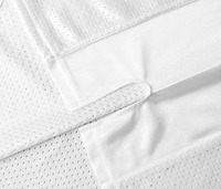 Camiseta Deportiva Corta de Malla Premium, 100% Poliéster, Secado Rápido, Antibacterial, Ropa Deportiva Resistente, Lisa
