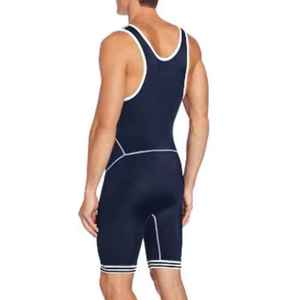 OEM Service Plus Sized Men Custom Wrestling <b>Singlet</b> Athletic Wear Blue Wresting <b>Singlets</b> USA Size Chart Wrestling <b>Singlets</b> - Product Image 2