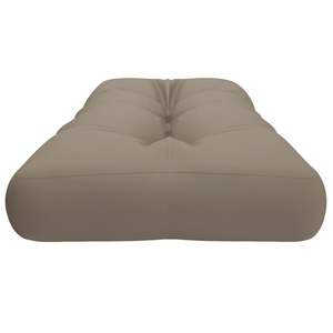 Coussin de palette d'extérieur 100% polyester taupe 47,2 po x 15,7 po x 4,7 po - Product Image 6