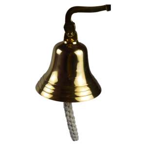 กระดิ่งแขวนประตูสไตล์โมเดิร์น ทำจากทองเหลืองสีทองสดใส พร้อมผิวขัดเงา สำหรับตกแต่งโรงแรม บ้าน และสำนักงาน - Product Image 4