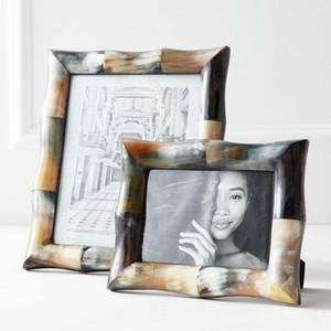 Best Quality Price Horn Vertical Square Shape <b>Black</b> Brown Photo <b>Frame</b> Handmade for Adjustable for Home and Office Use - Product Image 5