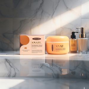 Crème hydratante à l'extrait d'escargot Hydratation intensive Soin de l'élasticité Revitalisant Visage & Corps 110g Tous types de peau - Product Image 3