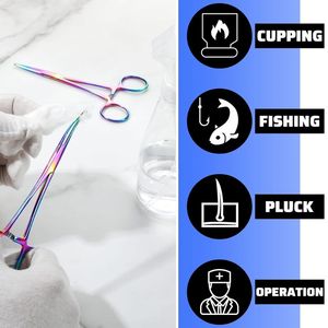 Pinzas Hemostáticas Curvas Rectas BBTO LUMINEX IMPEX LI-2085 Antienvejecimiento para Mujer, Alicates de Perforación de Acero Inoxidable para Pesca - Product Image 3