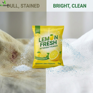 Detergente en Polvo para Ropa con Aroma a Limón Secado por Aspersión 2.5kg | Detergente en Polvo de Alta Espuma, Alta Calidad, Bajo Precio, Suministro a Granel, Exportación - Product Image 6