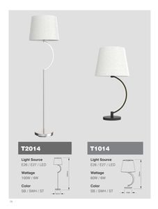 โคมไฟตั้งพื้น LED โลหะสำหรับภายในอาคาร ขนาด 1550 มม. 3000K (แสงวอร์มไวท์) Lumetal 30000 ชั่วโมง IP20 ควบคุมด้วยปุ่ม ความสว่างสูง Ra80 - Product Image 4