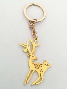 Elegant Gold Deer Keychain Premium Metal Animal <b>Key</b> <b>Ring</b> Luxury <b>Bag</b> Charm Gift for Men Women Car <b>Keys</b> Accessories - Product Image 6