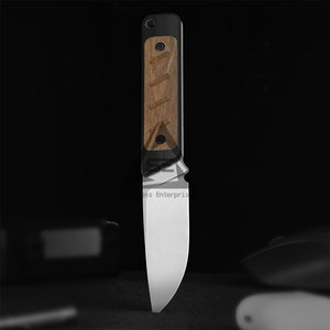 Accesorios de Camping, Cuchillos de Hoja Fija de Calidad Premium con Mango de Madera, OEM, Hojas de Acero Inoxidable y Damasco - Product Image 6