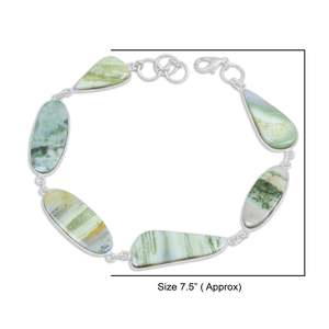 Serpentine Link Chain Fine Charm <b>Bracelet</b> for Women Fashion <b>Bangle</b> High Quality <b>Silver</b> Plated Bohemian Style Geometric Design - Product Image 2