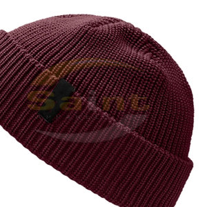 Classic Winter Knit Common Customizable Adjustable Cotton <b>Wool</b> <b>Beanie</b> <b>Hat</b> Unisex Lightweight Casual Fashion Daily Wear Outdoor - Product Image 4