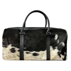 Sac de voyage en cuir pour le week-end, en cuir de vache véritable, logo personnalisé, grande capacité 50-70L, design confortable et durable pour hommes - Product Image 1