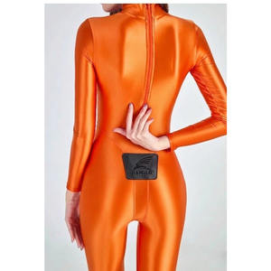 Tenue de danse en spandex brillant de qualité supérieure pour femmes – Confortable, durable, service OEM de pointe pour la gymnastique et les spectacles de danse - Product Image 2